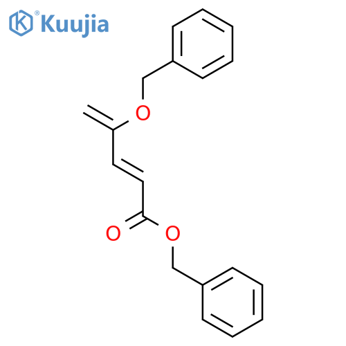 2,4-Pentadienoic acid, 4-(phenylmethoxy)-, phenylmethyl ester, (Z)- structure