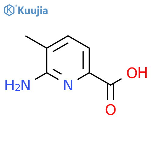 6-Amino-5-methylpicolinic acid structure