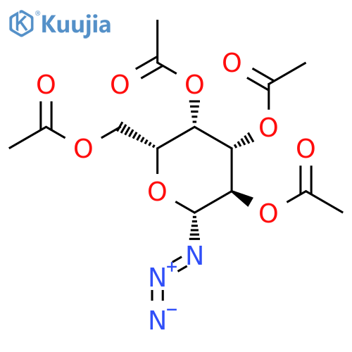 2,3,4,6-Tetra-O-acetyl-b-D-galactopyranosyl azide structure