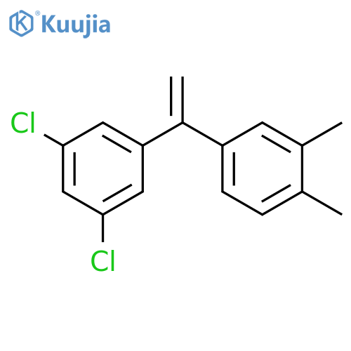 Benzene, 4-[1-(3,5-dichlorophenyl)ethenyl]-1,2-dimethyl- structure