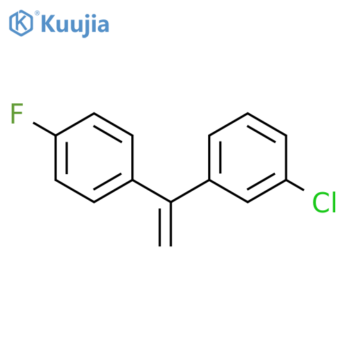 Benzene, 1-chloro-3-[1-(4-fluorophenyl)ethenyl]- structure