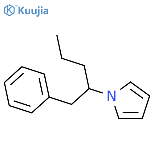 1H-Pyrrole, 1-[1-(phenylmethyl)butyl]-, (±)- structure