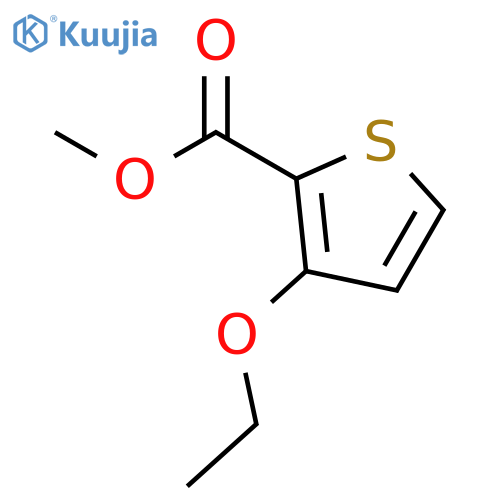 Methyl 3-ethoxythiophene-2-carboxylate structure