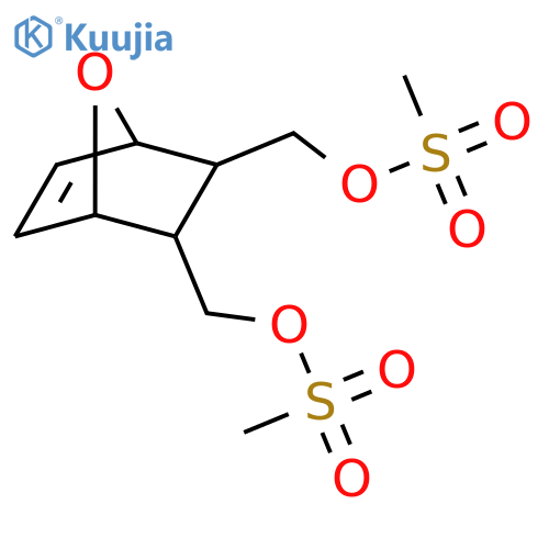 7-Oxabicyclo[2.2.1]hept-5-ene-2,3-dimethanol, 2,3-dimethanesulfonate, (1R,2R,3S,4S)-rel- structure
