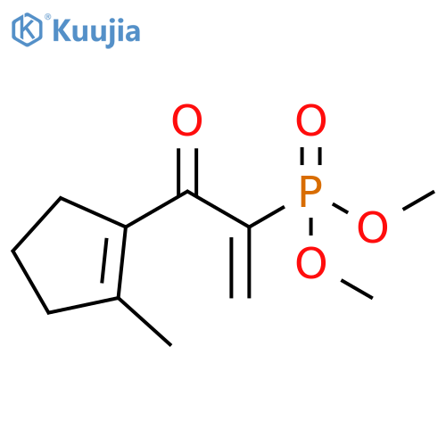Phosphonic acid, [1-[(2-methyl-1-cyclopenten-1-yl)carbonyl]ethenyl]-,dimethyl ester structure