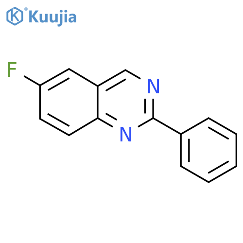 6-Fluoro-2-phenylquinazoline structure