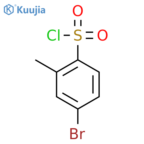 4-Bromo-2-methylbenzene-1-sulfonyl chloride structure