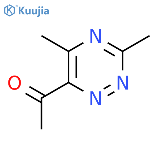 Ethanone,1-(3,5-dimethyl-1,2,4-triazin-6-yl)- structure