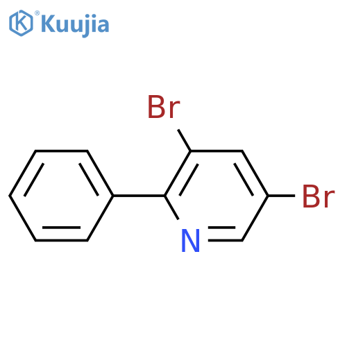 3,5-Dibromo-2-phenylpyridine structure