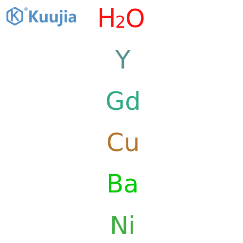 Barium copper gadolinium nickel yttrium oxide structure