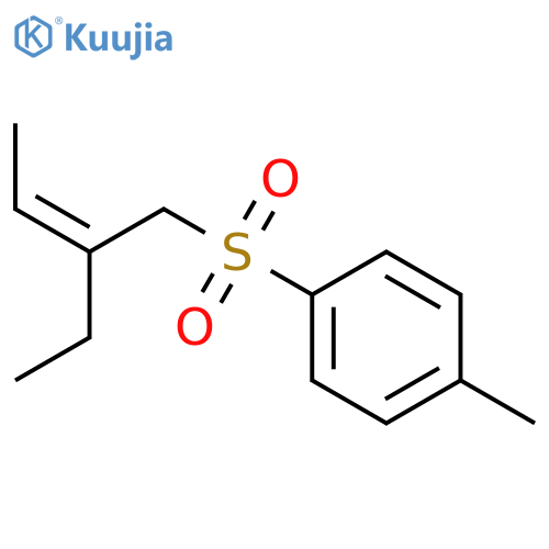 Benzene, 1-[(2-ethyl-2-butenyl)sulfonyl]-4-methyl-, (Z)- structure