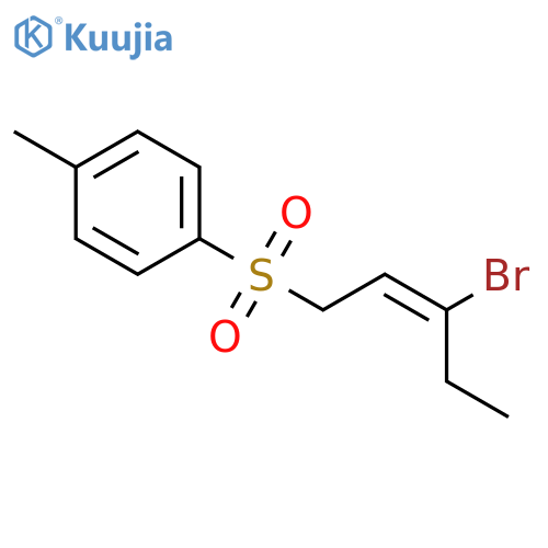 Benzene, 1-[(3-bromo-2-pentenyl)sulfonyl]-4-methyl-, (E)- structure
