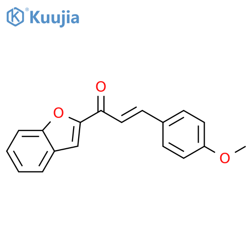 2-Propen-1-one, 1-(2-benzofuranyl)-3-(4-methoxyphenyl)- structure