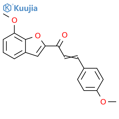 2-Propen-1-one, 1-(7-methoxy-2-benzofuranyl)-3-(4-methoxyphenyl)- structure