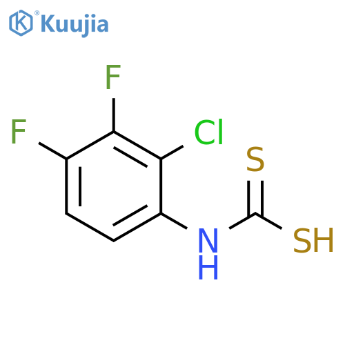 Carbamodithioic acid, (2-chloro-3,4-difluorophenyl)- structure