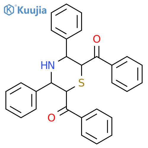 Methanone, (3,5-diphenyl-2,6-thiomorpholinediyl)bis[phenyl- structure