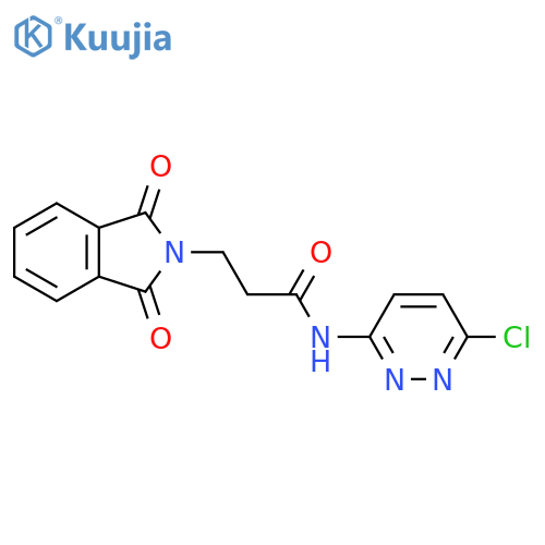 2H-Isoindole-2-propanamide,N-(6-chloro-3-pyridazinyl)-1,3-dihydro-1,3-dioxo- structure