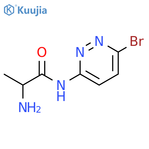 Propanamide, 2-amino-N-(6-bromo-3-pyridazinyl)-, (±)- structure