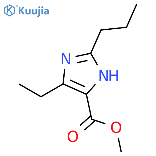 4-ethyl-2-propyl-1H-Imidazole-5-carboxylic acid methyl ester structure