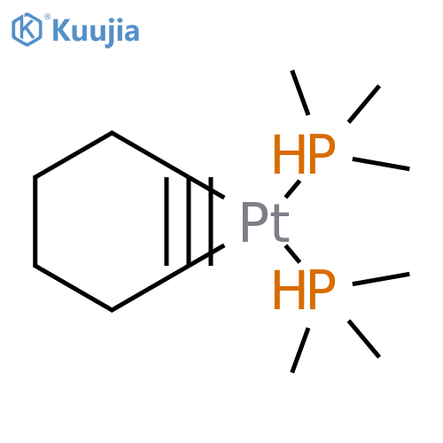 Platinum, [(1,2-η)-cyclohexyne]bis(trimethylphosphine)- (9CI) structure