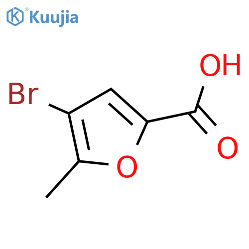 4-Bromo-5-methylfuran-2-carboxylic acid structure