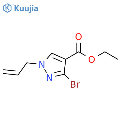 1-Allyl-3-bromo-1H-pyrazole-4-carboxylic acid ethyl ester structure