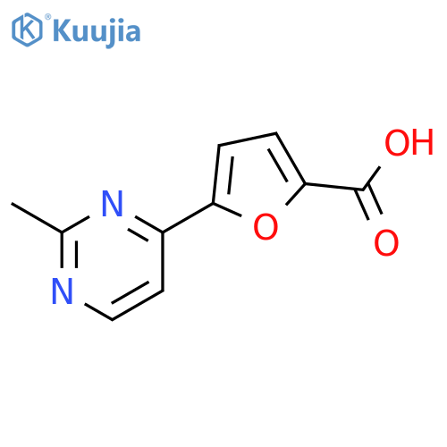 5-(2-Methyl-pyrimidin-4-yl)-furan-2-carboxylic acid structure