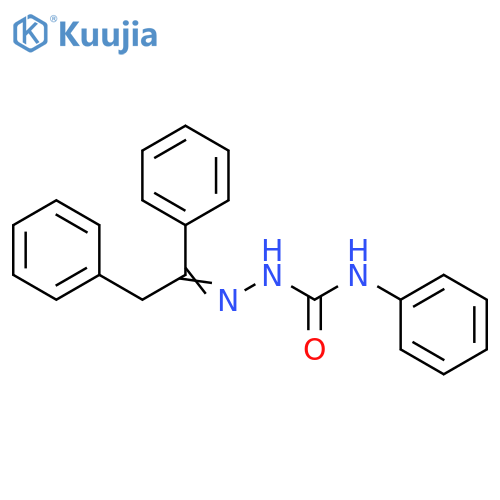 Hydrazinecarboxamide, 2-(1,2-diphenylethylidene)-N-phenyl- structure