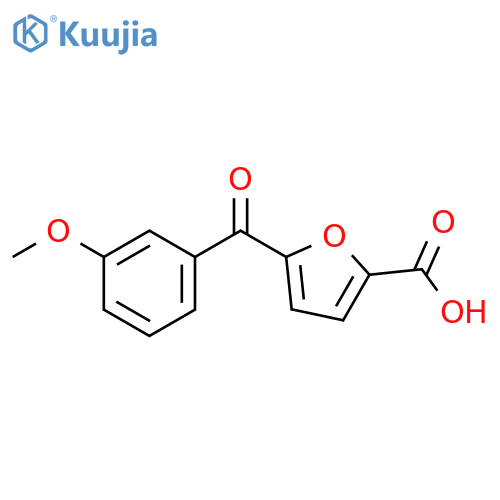 5-(3-Methoxy-benzoyl)-furan-2-carboxylic acid structure