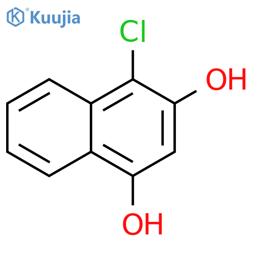 4-Chloro-naphthalene-1,3-diol structure