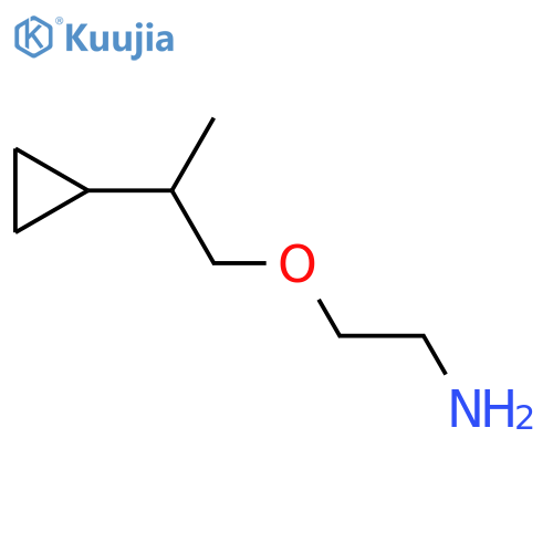2-(2-cyclopropylpropoxy)ethan-1-amine structure
