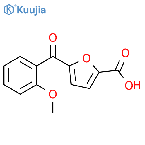 5-(2-Methoxy-benzoyl)-furan-2-carboxylic acid structure