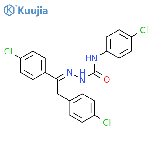Hydrazinecarboxamide,2-[1,2-bis(4-chlorophenyl)ethylidene]-N-(4-chlorophenyl)- structure