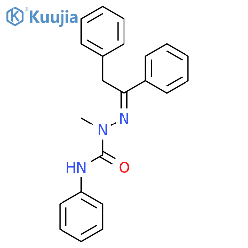 Hydrazinecarboxamide, 2-(1,2-diphenylethylidene)-1-methyl-N-phenyl- structure