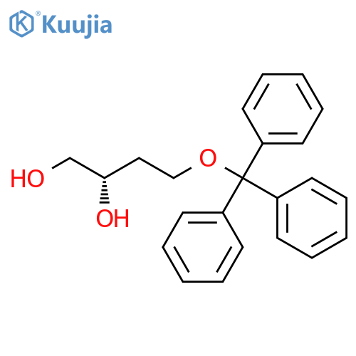 1,2-Butanediol, 4-(triphenylmethoxy)-, (S)- structure