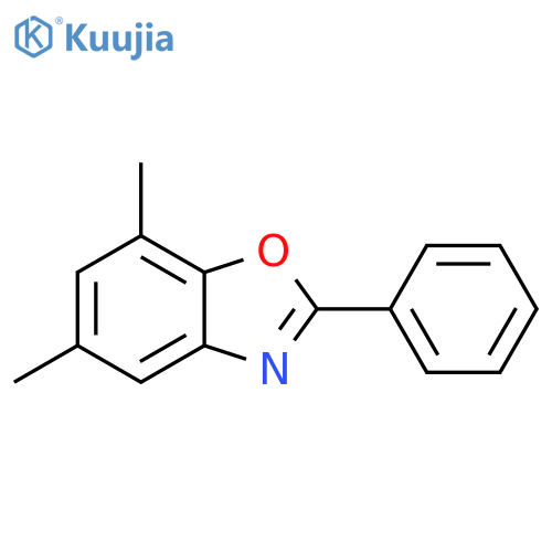 Benzoxazole, 5,7-dimethyl-2-phenyl- structure