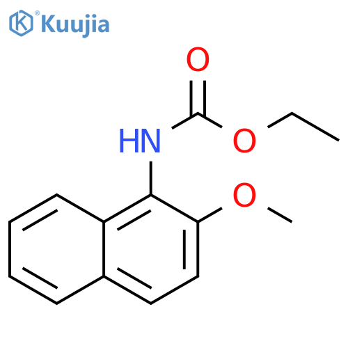 Carbamic acid, (2-methoxy-1-naphthalenyl)-, ethyl ester structure