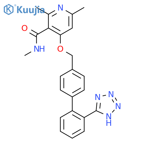 3-Pyridinecarboxamide,N,2,6-trimethyl-4-[[2'-(1H-tetrazol-5-yl)[1,1'-biphenyl]-4-yl]methoxy]- structure