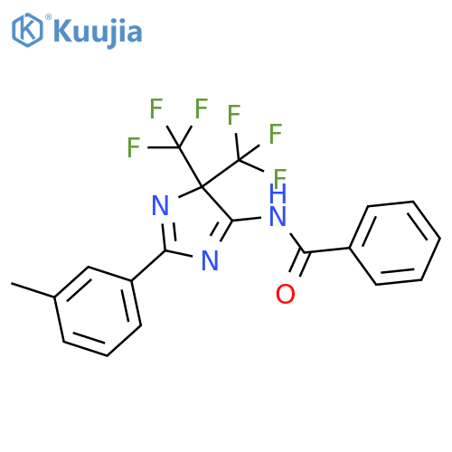 Benzamide,N-[1,5-dihydro-2-(3-methylphenyl)-5,5-bis(trifluoromethyl)-4H-imidazol-4-ylidene]- structure