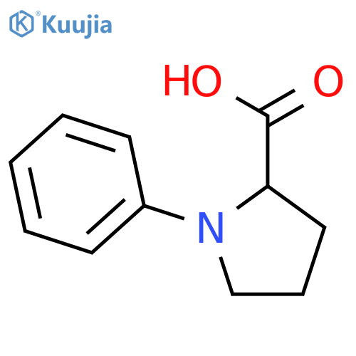 L-Proline, 1-phenyl- structure