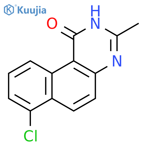 Benzo[f]quinazolin-1(2H)-one, 7-chloro-3-methyl- structure