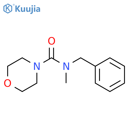 4-Morpholinecarboxamide, N-methyl-N-(phenylmethyl)- structure