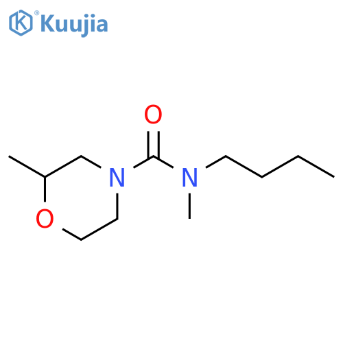 4-Morpholinecarboxamide, N-butyl-N,2-dimethyl- structure