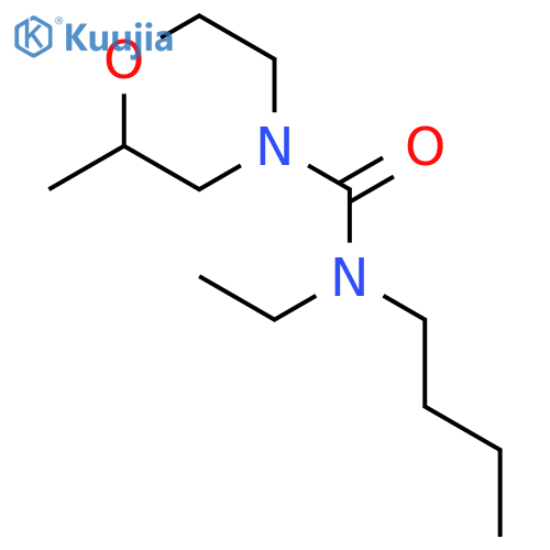 4-Morpholinecarboxamide, N-butyl-N-ethyl-2-methyl- structure