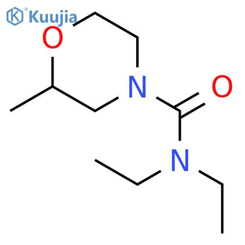 4-Morpholinecarboxamide, N,N-diethyl-2-methyl- structure