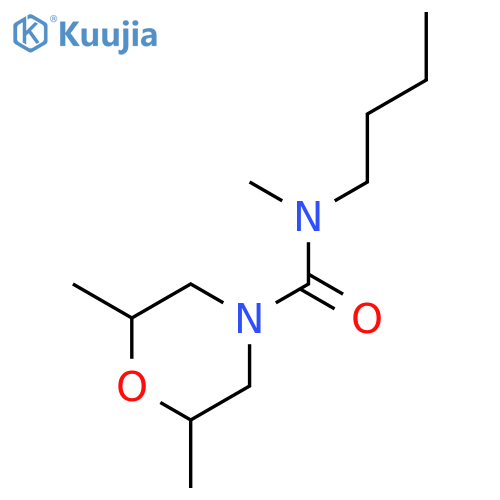 4-Morpholinecarboxamide, N-butyl-N,2,6-trimethyl- structure