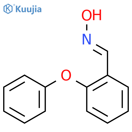 Benzaldehyde, 2-phenoxy-, oxime structure