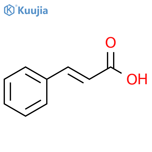 trans-Cinnamic acid structure