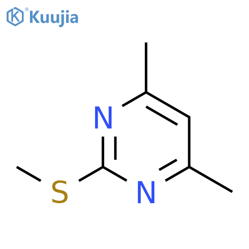 4,6-dimethyl-2-(methylsulfanyl)pyrimidine structure