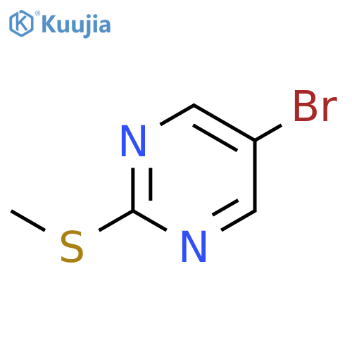 5-bromo-2-(methylsulfanyl)pyrimidine structure